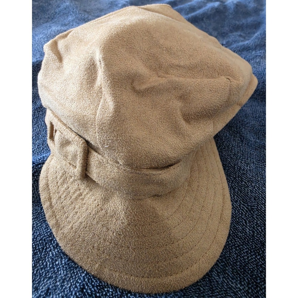 Betmar New York Women's Floral Camel Faux Suede Hat New With Tags